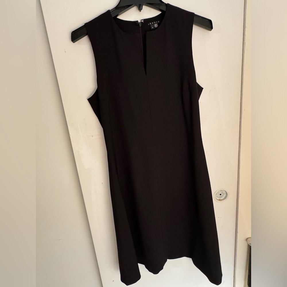 Theory Miyani Stretch Wool Suit Dress, Black, Size 6